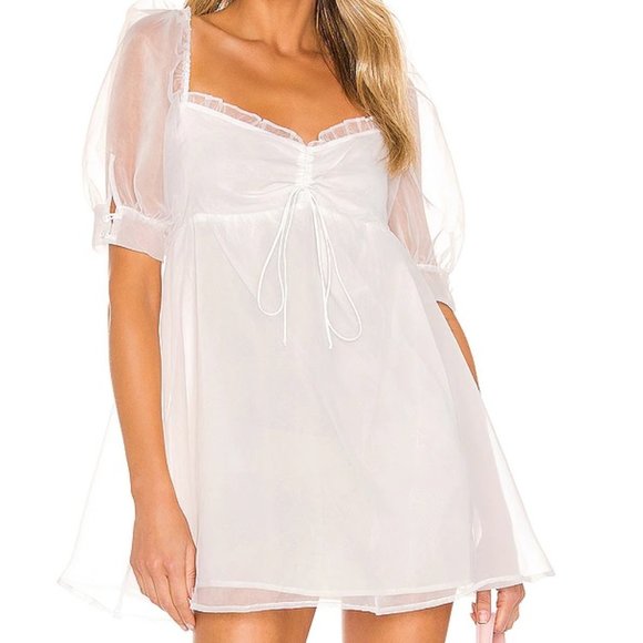 For Love And Lemons Dresses & Skirts - For Love and Lemons Cinched Babydoll Dress Small Boho New
